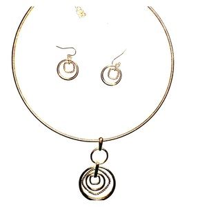 Stunning necklace and earring set